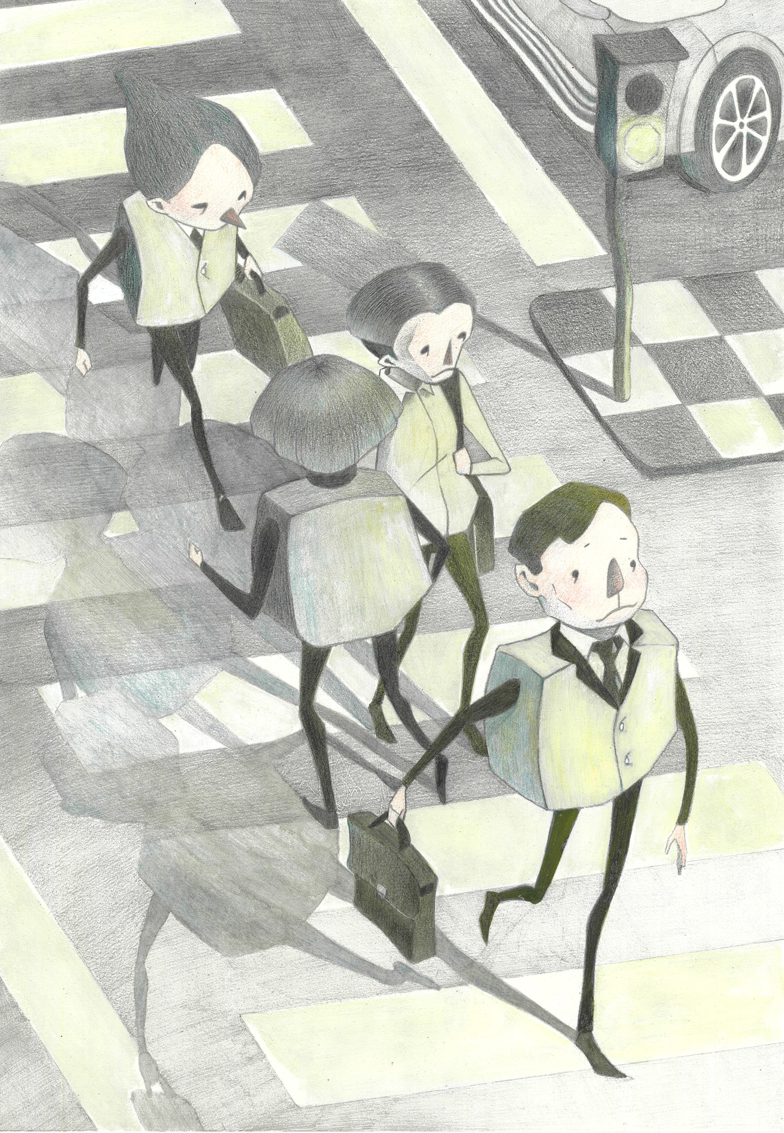 陳雯馨《奔走・暫停・終點》1