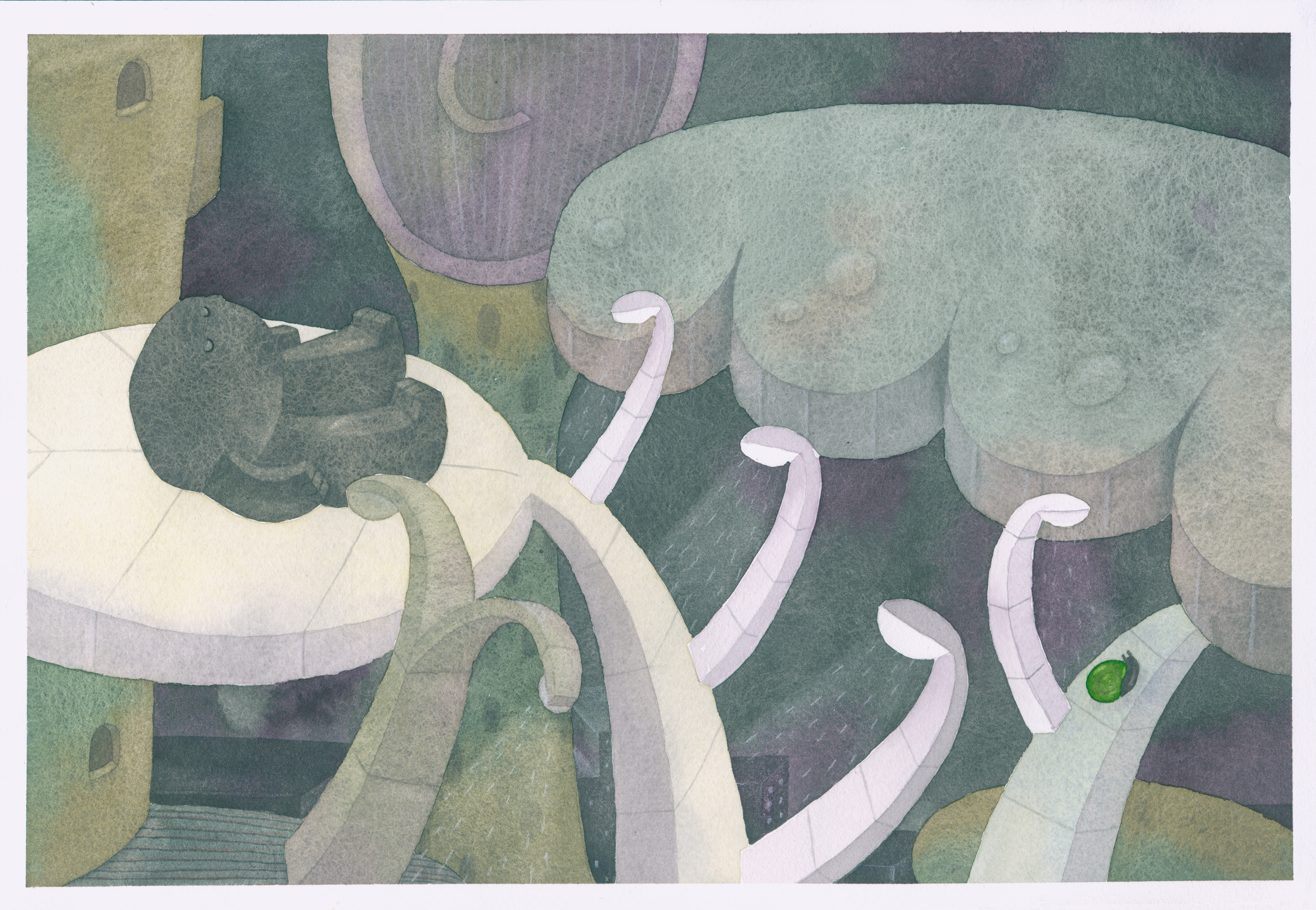 鄭元欽《石頭人的散步路線》3